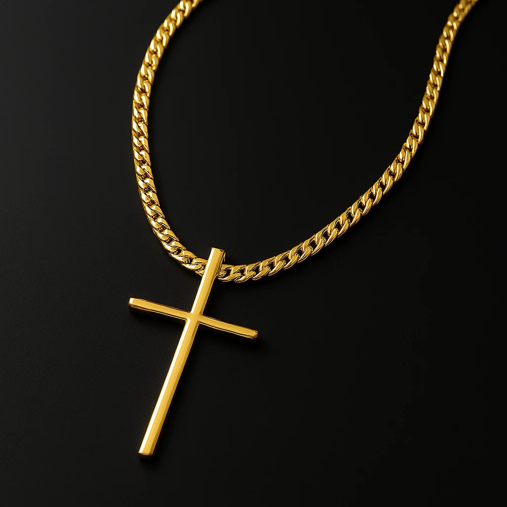 +1 Cadena con Dije de Cruz (GRATIS)