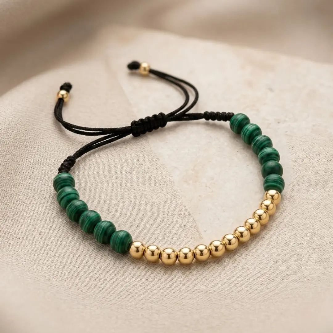Pulsera Escudo de Malaquita