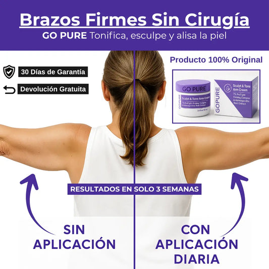 Crema reafirmante para brazos
