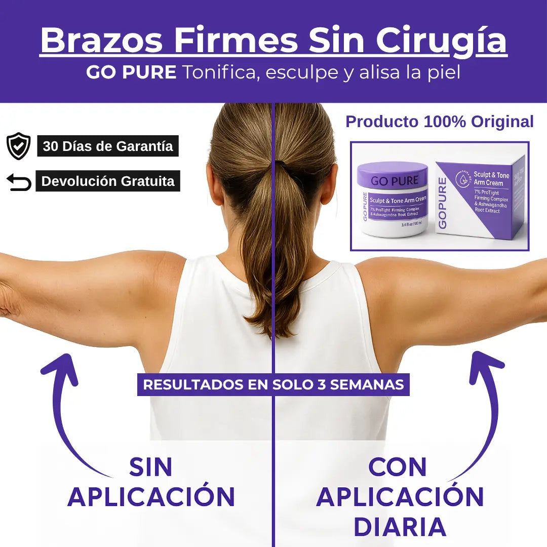 Crema reafirmante para brazos