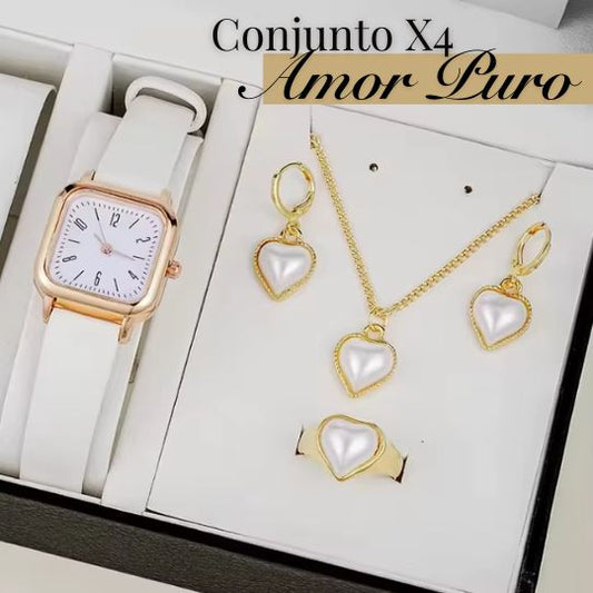 CONJUNTO X 4 AMOR PURO🤍