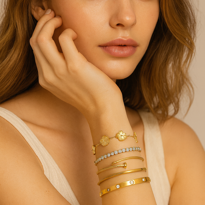 Juego de 4 Pulseras de Amor