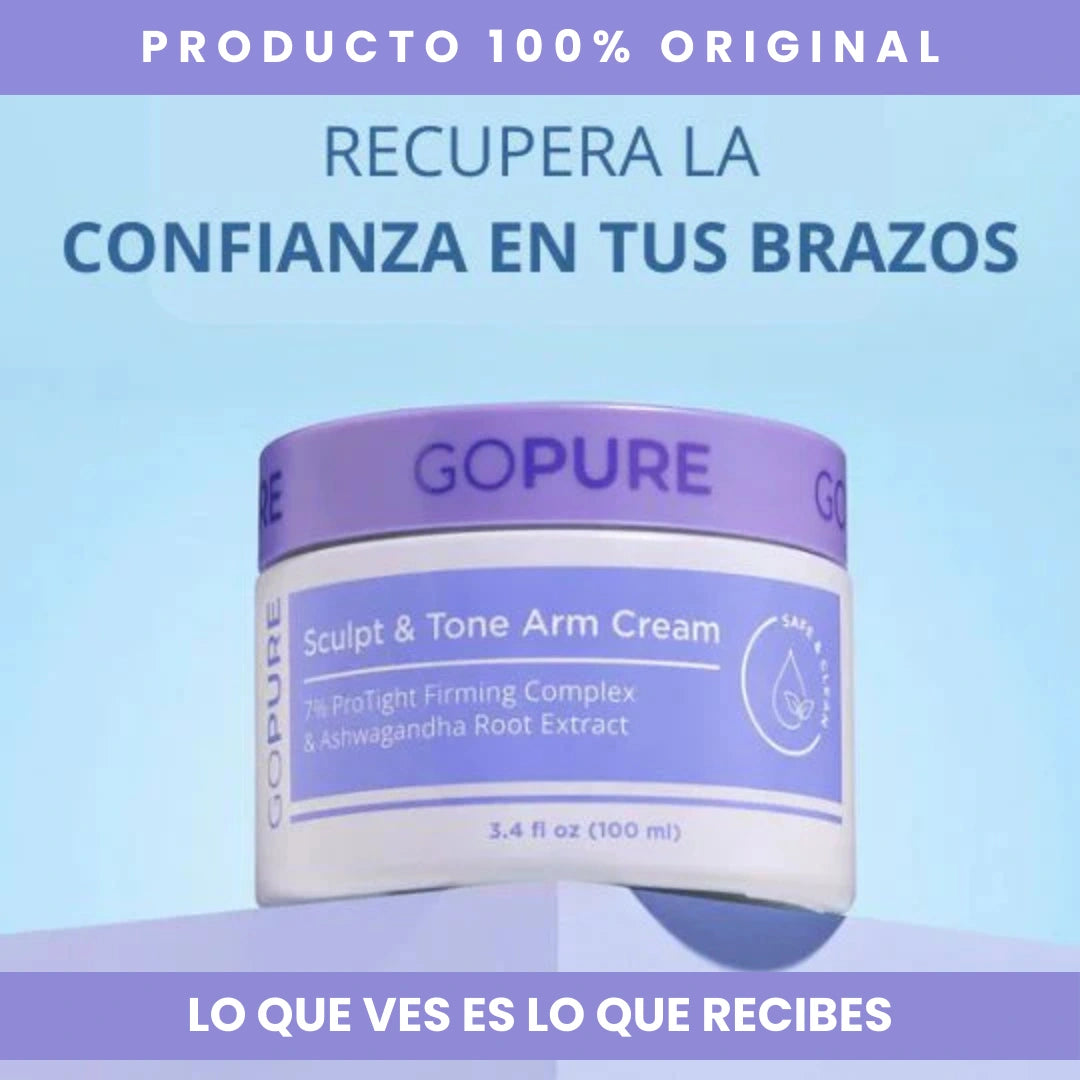 Crema reafirmante para brazos