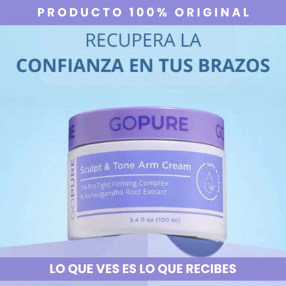 Crema reafirmante para brazos
